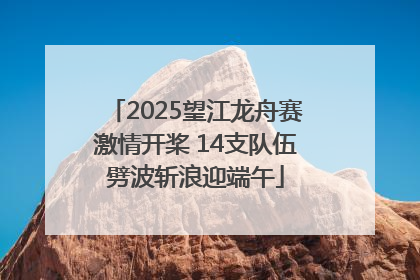 2025望江龙舟赛激情开桨 14支队伍劈波斩浪迎端午