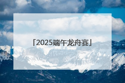2025端午龙舟赛