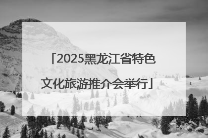 2025黑龙江省特色文化旅游推介会举行