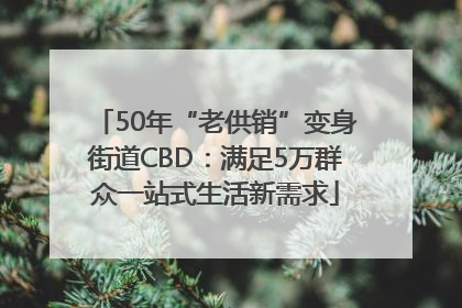 50年“老供销”变身街道CBD：满足5万群众一站式生活新需求